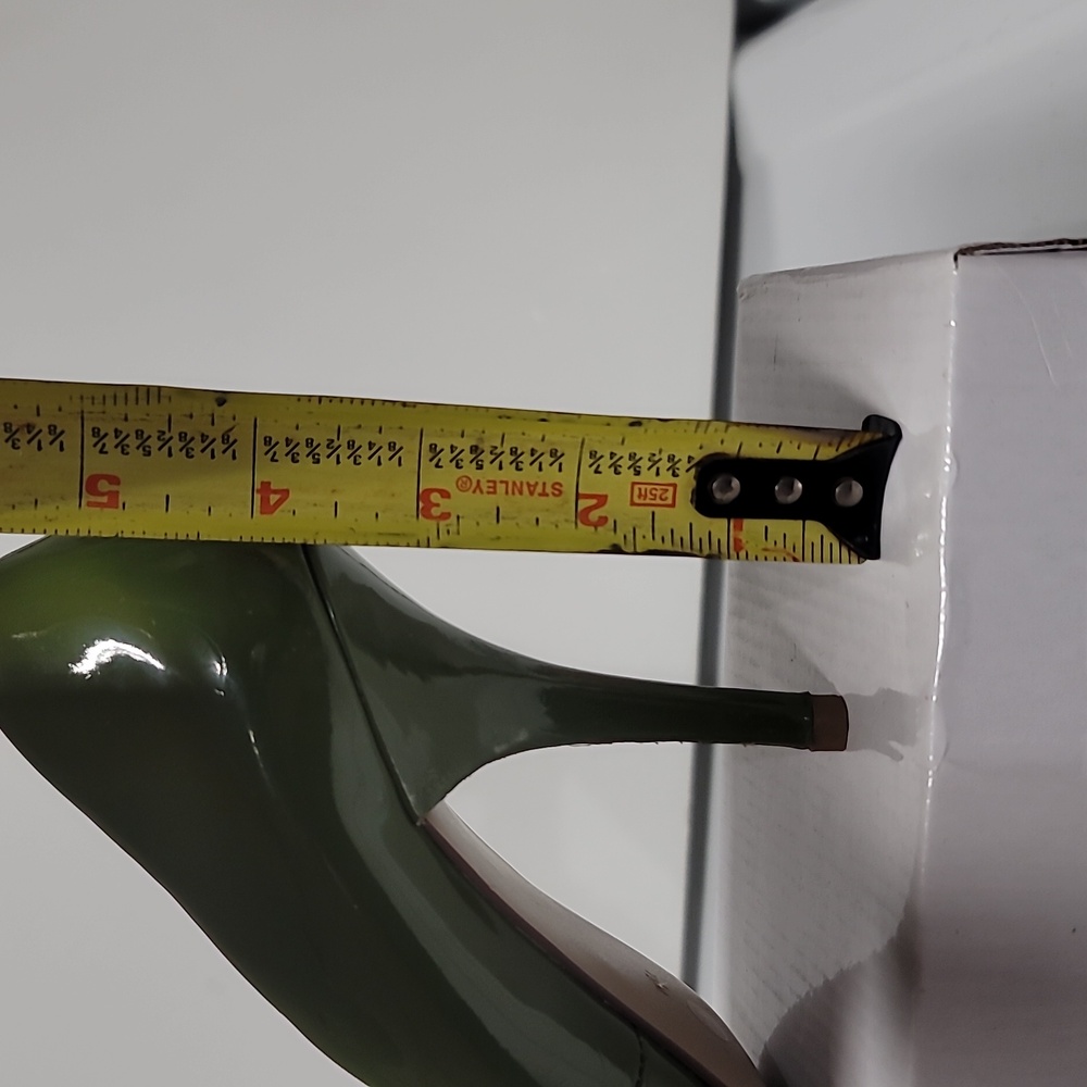 Worthington Green Patent Stiletto Pumps - Picture 12 of 12